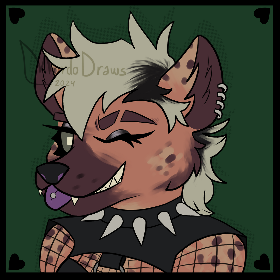 Headshot Commission with simple background.