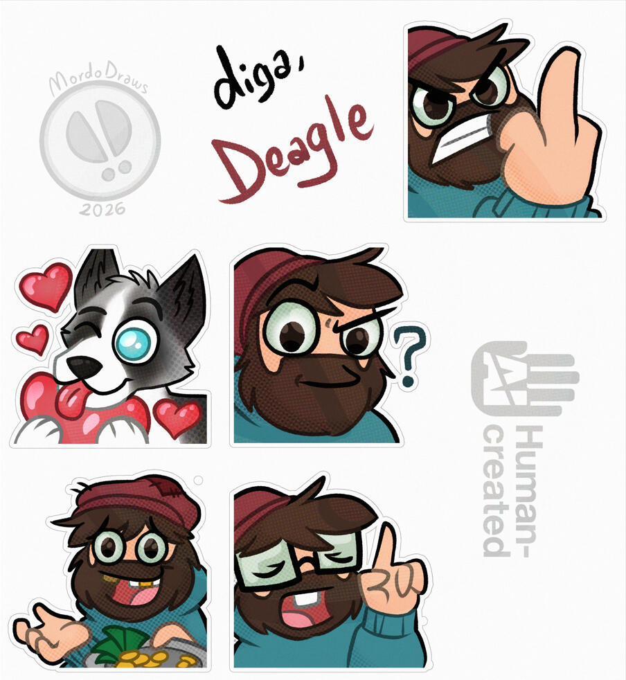 Emotes commission example