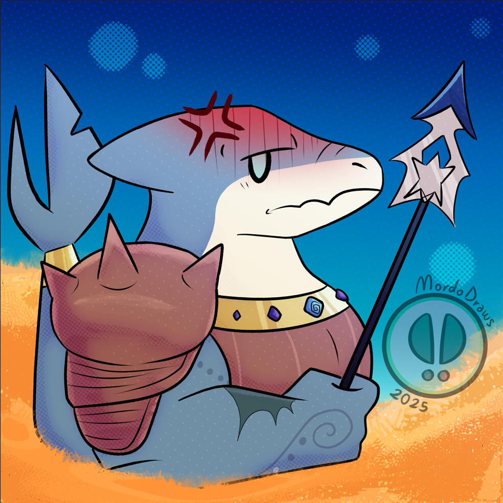 Bust Commission with simple background and minimal shading